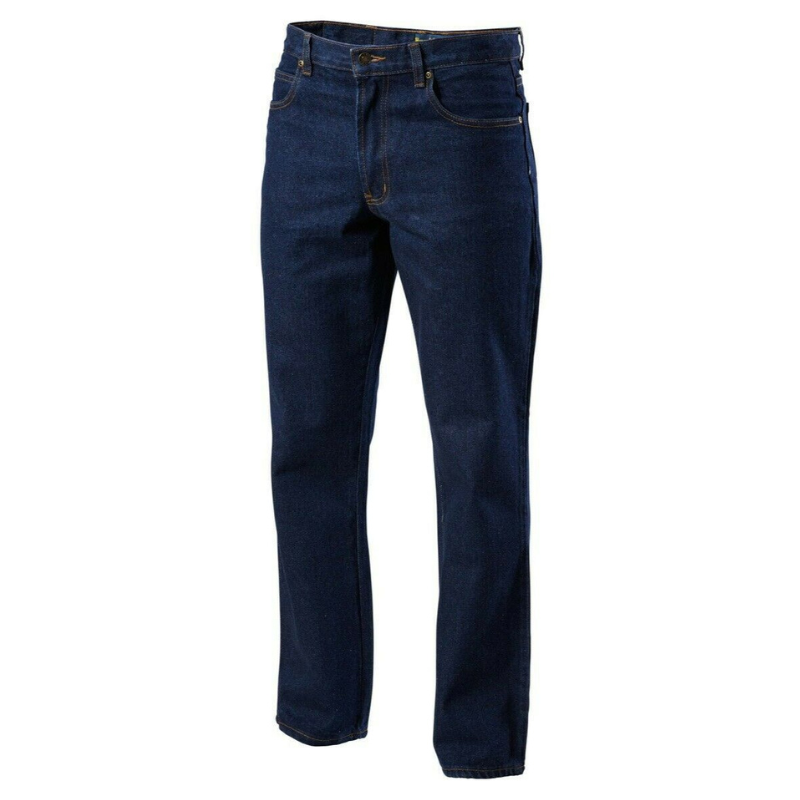 Hard Yakka Denim Jeans Work Pants Enzyme Wash Rigid Farm Heavy Duty Y03514- Bannav S Bannav LLC 