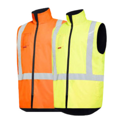 Hard Yakka Mens Hi-Vis Vest Taped Reflect Interchange Shell Work Jacket Y21480- Bannav S Bannav LLC 