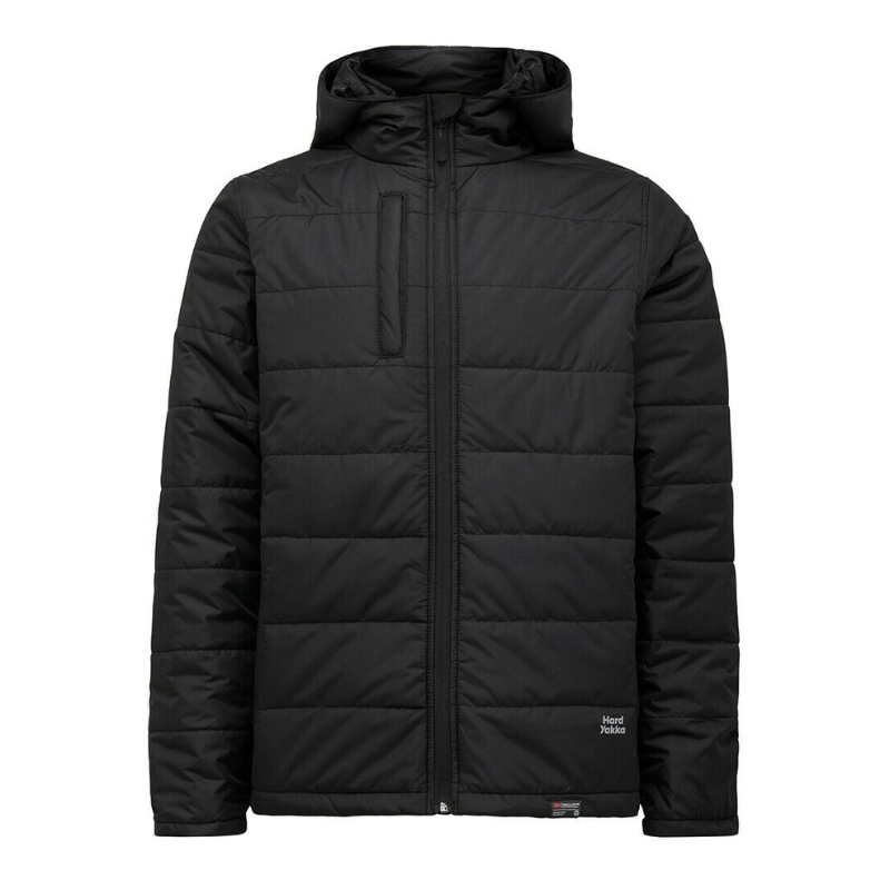 Hard Yakka Mens Puffa 2.0 Jacket Water Repellent Insulated Warm Winter Y06723- Bannav S Bannav LLC 