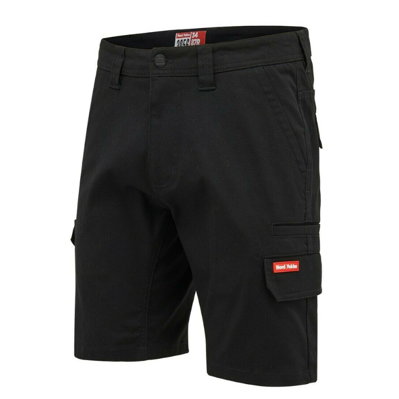 Hard Yakka 3056 Stretch Shorts Cargo Canvas Cotton Tough Work Short Y05411- Bannav S Bannav LLC 