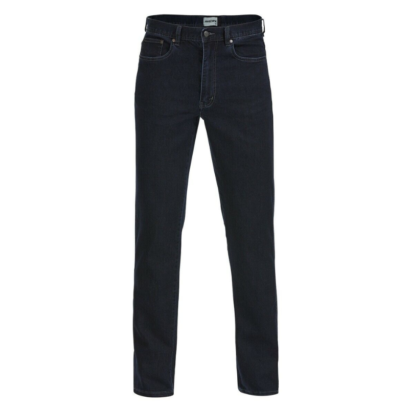 Hard Yakka Mens Mustang Stretch Jeans Denim Tough Brass Zip Classic Fit Y43434- Bannav S Bannav LLC 