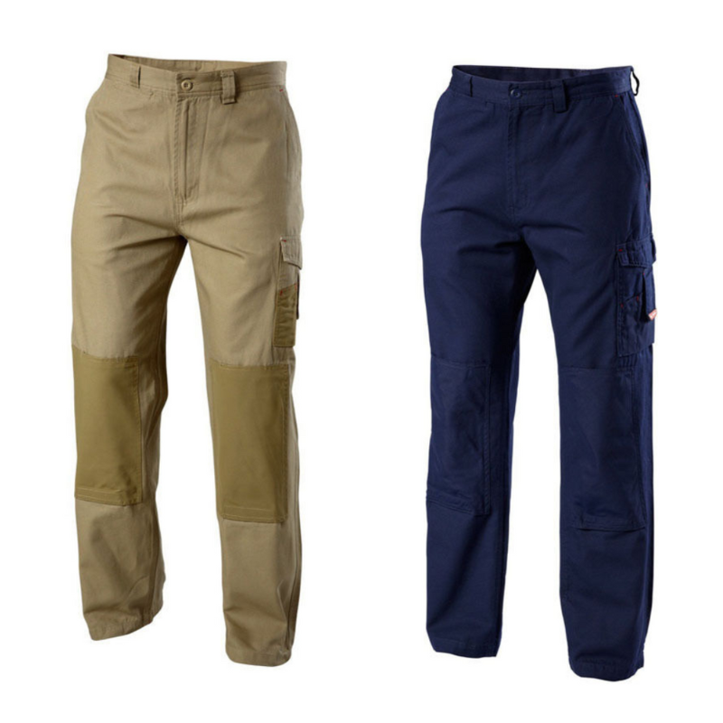 Mens Hard Yakka Legends Light Weight Cotton Pants Tough Cordura Strength Y02906- Bannav S Bannav LLC 