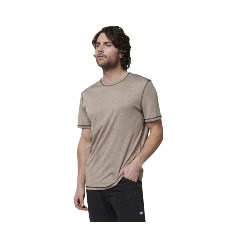 Hard Yakka Mens Lightweight Regular Fit Workwear Cool X Performance Tee Y19559- Bannav S Bannav LLC 