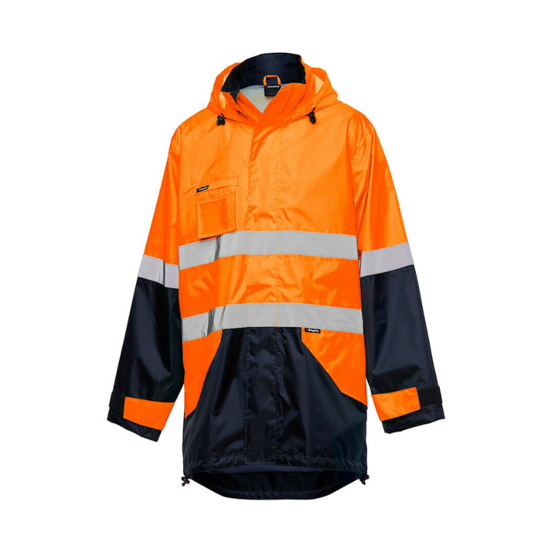 KingGee Lightweight Spray Jacket Waterproof All Season Safety Hi-Vis K55200- Bannav S Bannav LLC 
