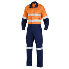 KingGee Mens WorkCool 2 Spliced Overall Work Comfy Safety Cotton Ripstop K51540- Bannav S Bannav LLC 