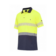 KingGee Men Workcool Hyperfreeze Shirt Top Polo Short Sleeve Taped Work K54215- Bannav S Bannav LLC 