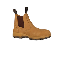 Hard Yakka Mens Outback Leather Pull on Steel Toe PR Safety Boot Y60174- Bannav S Bannav LLC 