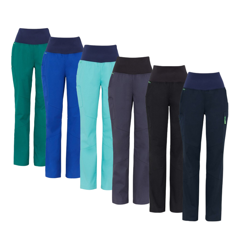 NNT Uniform Women Next Gen Anti Bacterial Curie Scrup Pants Elastic Nurse CAT3VE- Bannav S Bannav LLC 