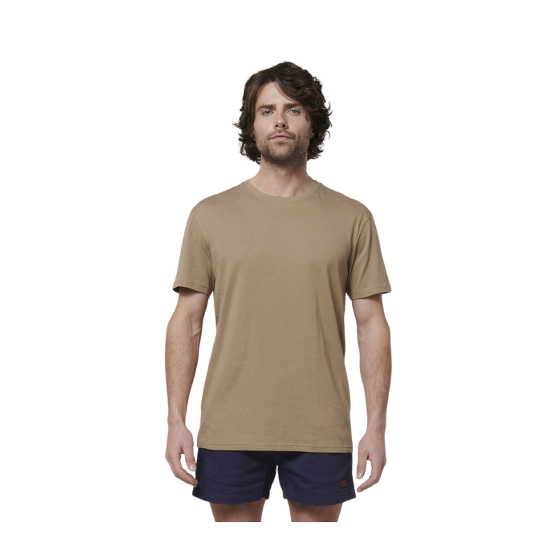 Hard Yakka Mens Cotton Breathable Crew Neck Short Sleeve Core Tee Y19251- Bannav S Bannav LLC 