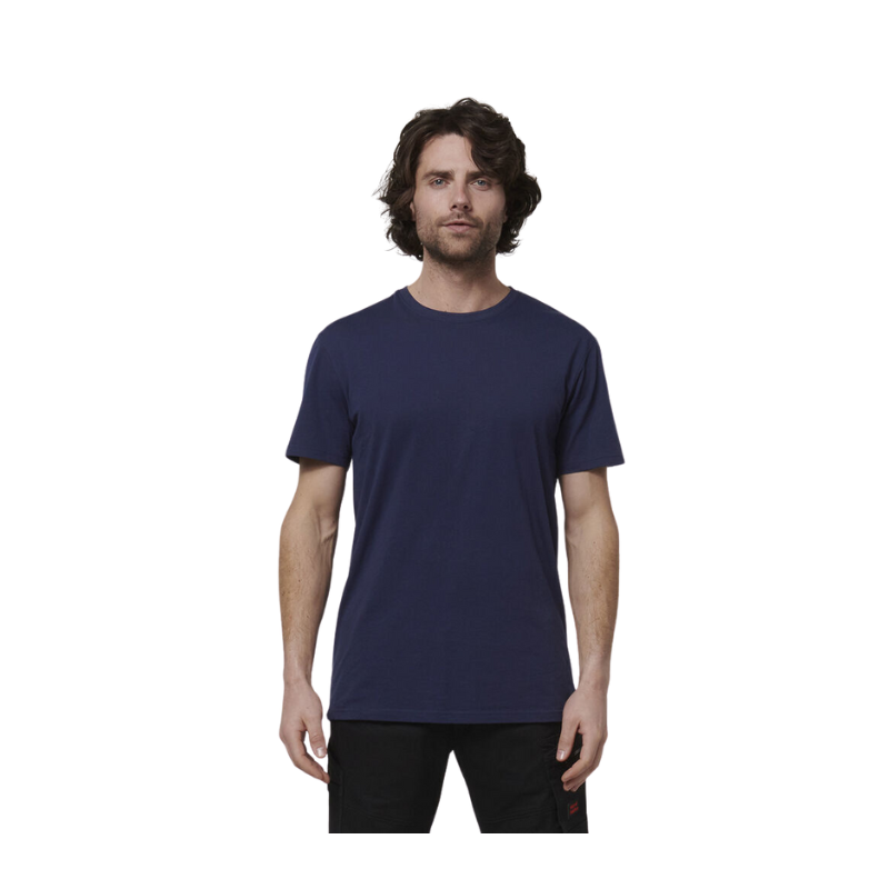 Hard Yakka Mens Cotton Breathable Crew Neck Short Sleeve Core Tee Y19251- Bannav S Bannav LLC 