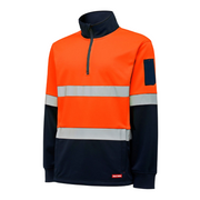 Hard Yakka 2 Pack Mens Hi-Vis 2 Tone Brushed Taped Fleece Jumper Y19270- Bannav S Bannav LLC 