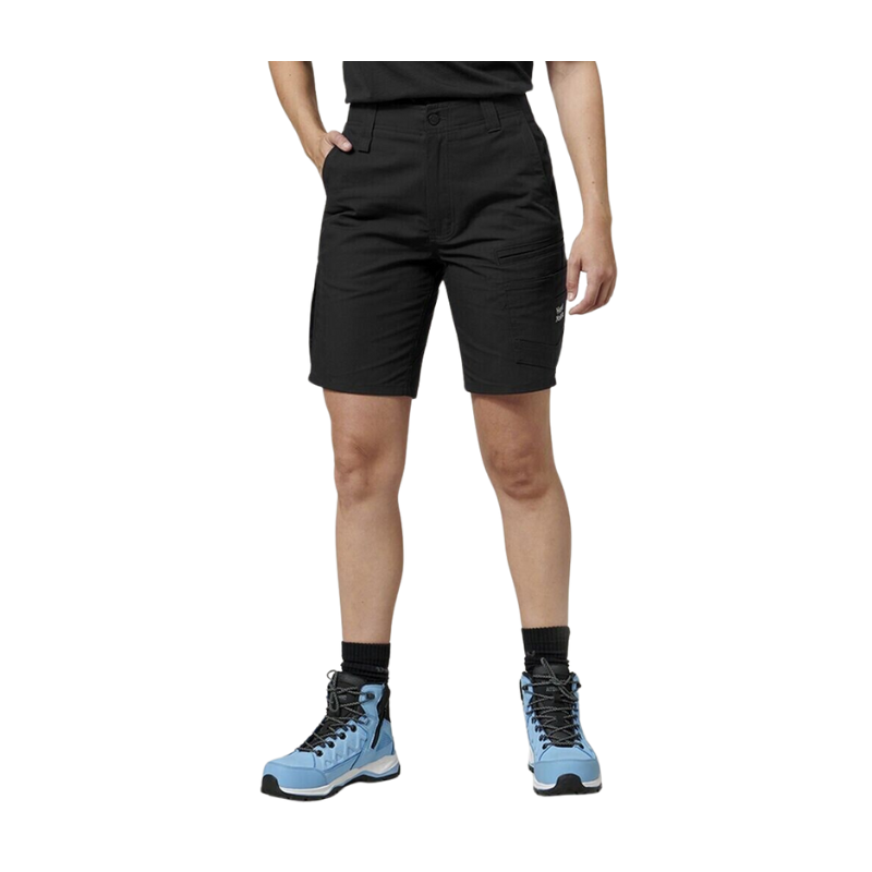 Hard Yakka 4 Pack Womens 3056 Raptor Active Fit Mid Lenght Work Short Y08228- Bannav S Bannav LLC 