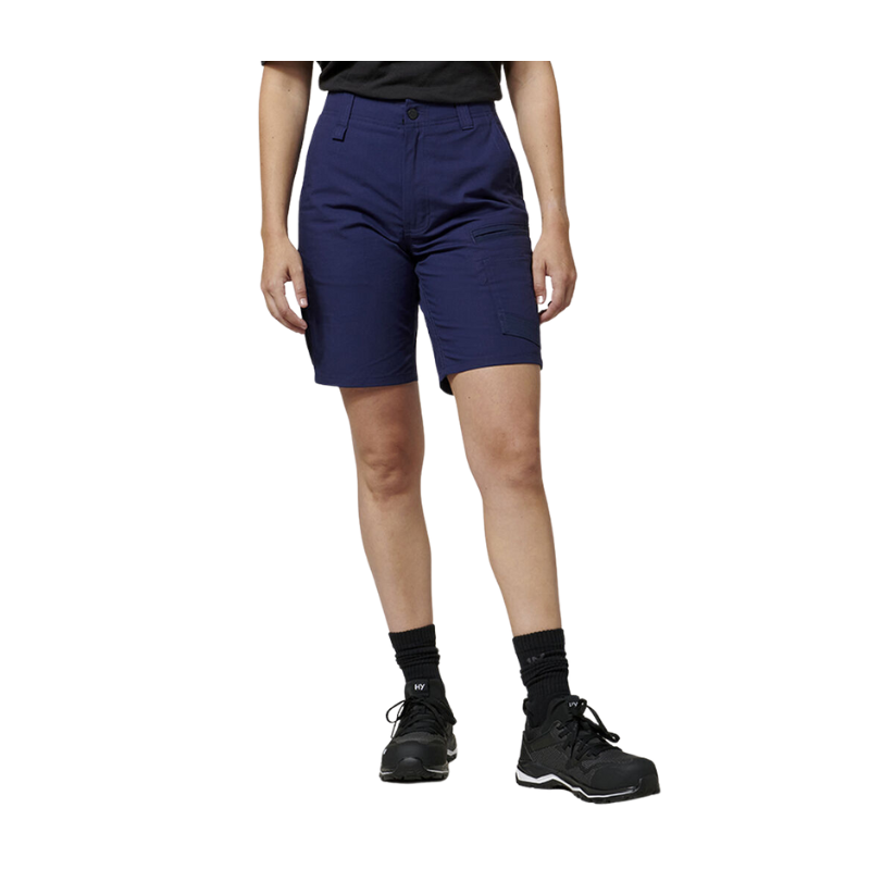 Hard Yakka 4 Pack Womens 3056 Raptor Active Fit Mid Lenght Work Short Y08228- Bannav S Bannav LLC 