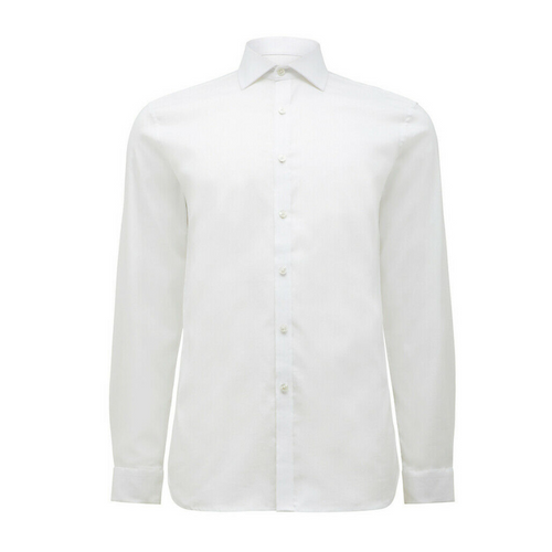 NNT Men Business Shirt Long Sleeve Honeycomb Shirting Formal Cotton Shirt CATJ6E- Bannav S Bannav LLC 