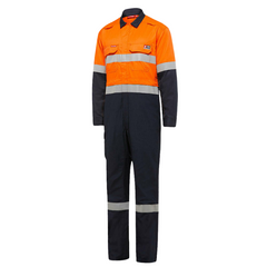 Hard Yakka Safety SheildTec Fire Resistant Coverall Overall Taped Hi-Vis Y00055- Bannav S Bannav LLC 