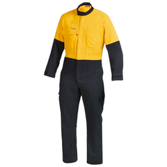 Mens Hard Yakka Protect Hi-Vis 2 Tone Tecasafe Plus Coverall Safety FR Y00302- Bannav S Bannav LLC 