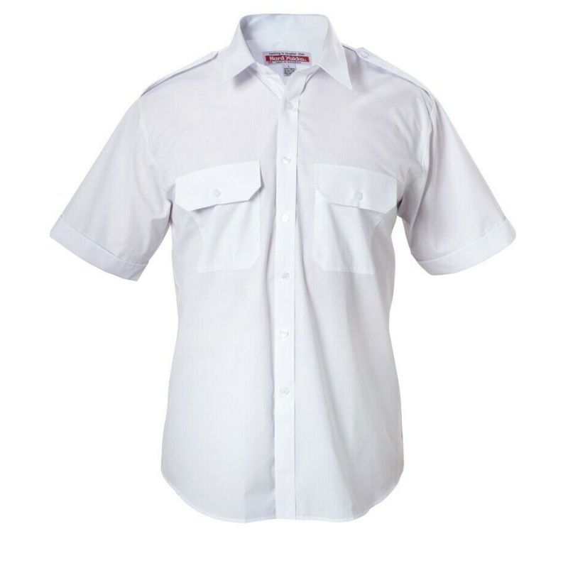 Hard Yakka Long Sleeve Work Shirt Permanent Press Dress Epaulettes Y07691- Bannav S Bannav LLC 
