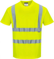 S170 Cotton Comfort Short Sleeve T-Shirt Yellow, Large- Bannav S Bannav LLC 