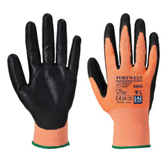 A620 Cut Resistant Work Gloves PU Palm Dipped Gloves Gray, Large- Bannav S Bannav LLC 