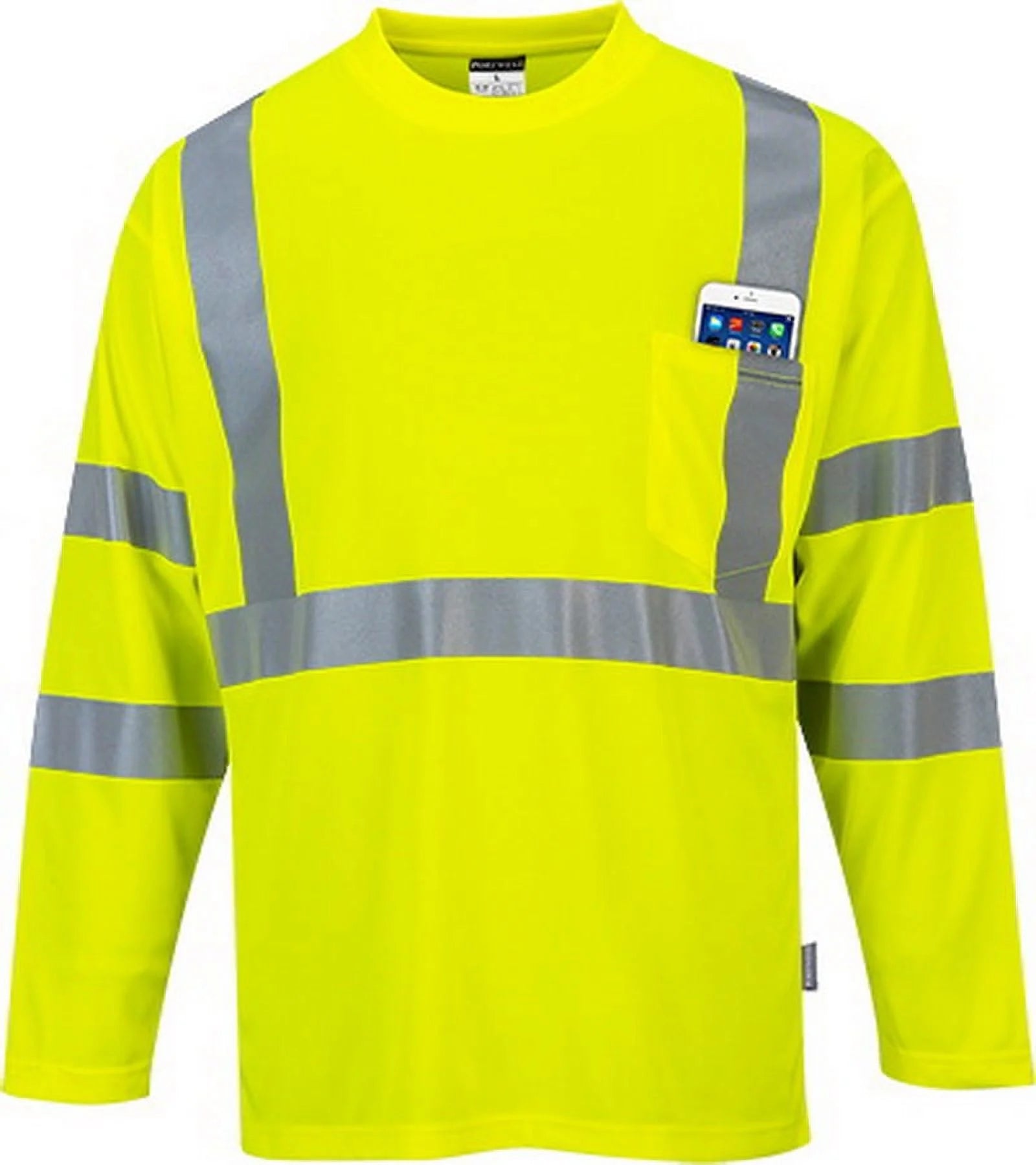 S191 Hi-Vis Long Sleeved T-Shirt-Orange-3Xl- Bannav S Bannav LLC 