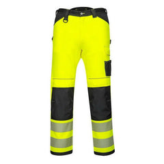 PW340 Hi-Vis Workwear Safety Pants Yellow/Black, 46- Bannav S Bannav LLC 