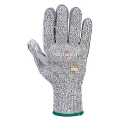 A630 Cut Resistant Work Gloves Razor Lite Leather Palm Gloves Gray, Small- Bannav S Bannav LLC 