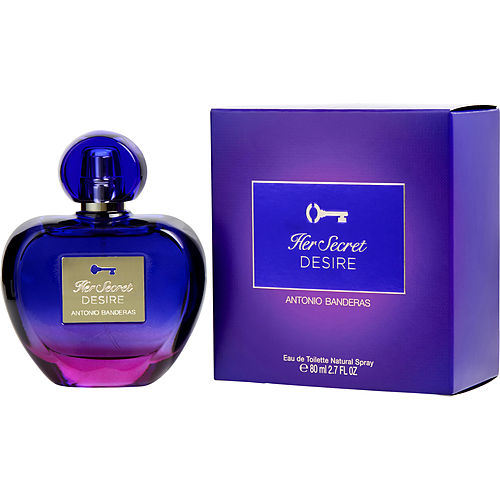 HER SECRET DESIRE by Antonio Banderas EDT SPRAY 2.7 OZ