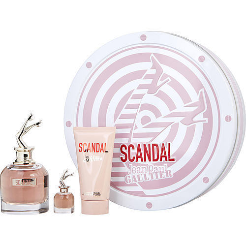 JEAN PAUL GAULTIER SCANDAL by Jean Paul Gaultier EAU DE PARFUM SPRAY 2.7 OZ & BODY LOTION 2.5 OZ & EAU DE PARFUM SPRAY 0.20 OZ MINI