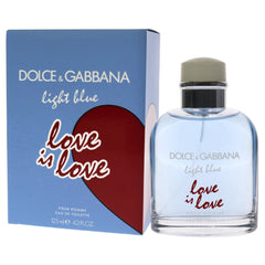 D & G LIGHT BLUE LOVE IS LOVE by Dolce & Gabbana EDT SPRAY 4.2 OZ