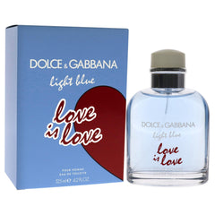 D & G LIGHT BLUE LOVE IS LOVE by Dolce & Gabbana EDT SPRAY 4.2 OZ