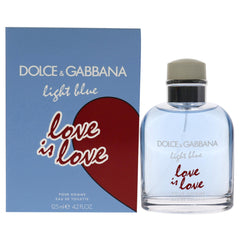 D & G LIGHT BLUE LOVE IS LOVE by Dolce & Gabbana EDT SPRAY 4.2 OZ