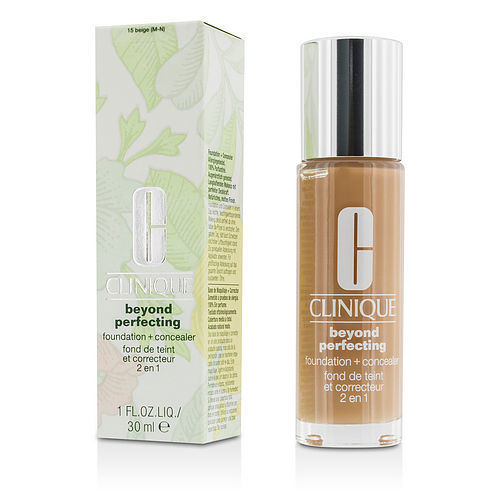 CLINIQUE by Clinique Beyond Perfecting Foundation + Concealer Shade - #15 Beige --30ml/1oz