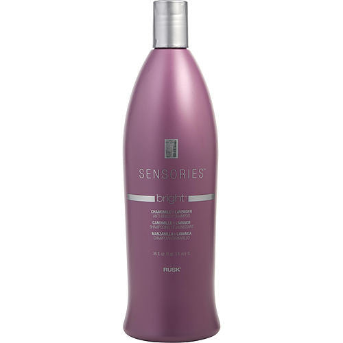 RUSK by Rusk SENSORIES BRIGHT CHAMOMILE & LAVENDAR COLOR BRIGHTENING SHAMPOO 35 OZ (NEW PACKAGING)