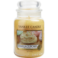 YANKEE CANDLE by Yankee Candle VANILLA CUPCAKE SCENTED LARGE JAR 22 OZ