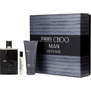 JIMMY CHOO INTENSE by Jimmy Choo EDT SPRAY 3.3 OZ & AFTERSHAVE BALM 3.3 OZ & EDT SPRAY 0.25 OZ MINI