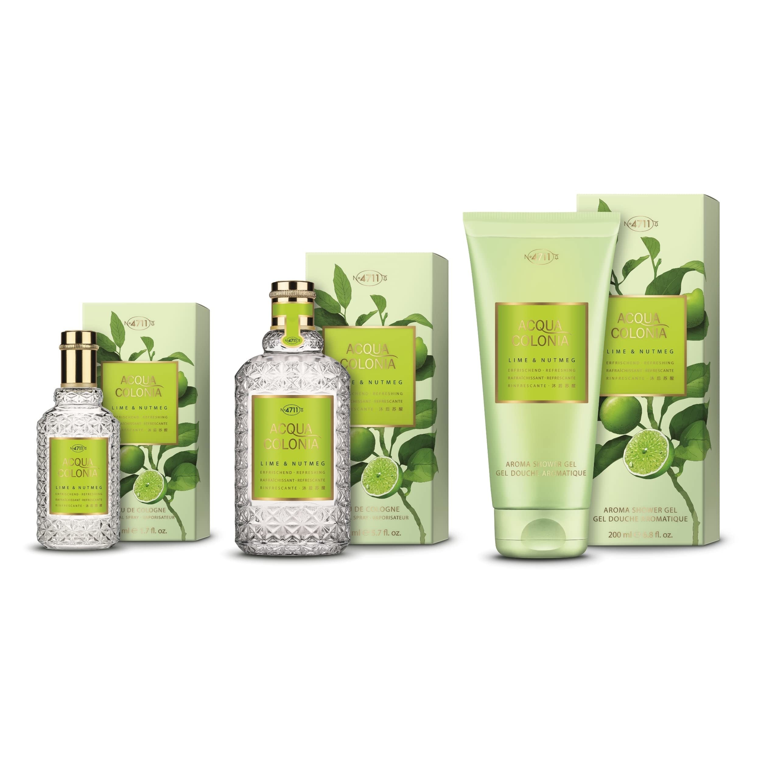 4711 ACQUA COLONIA by 4711 LIME & NUTMEG EAU DE COLOGNE SPRAY 1.7 OZ