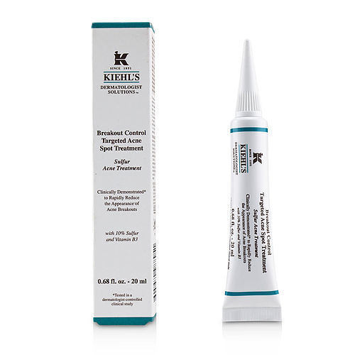 Kiehl's by Kiehl's Dermatologist Solutions Breakout Control Targeted Acne Spot Treatment - Sulfur Acne Treatment --20ml/0.68oz