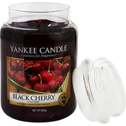 YANKEE CANDLE by Yankee Candle BLACK CHERRY SCENTED LARGE JAR 22 OZ