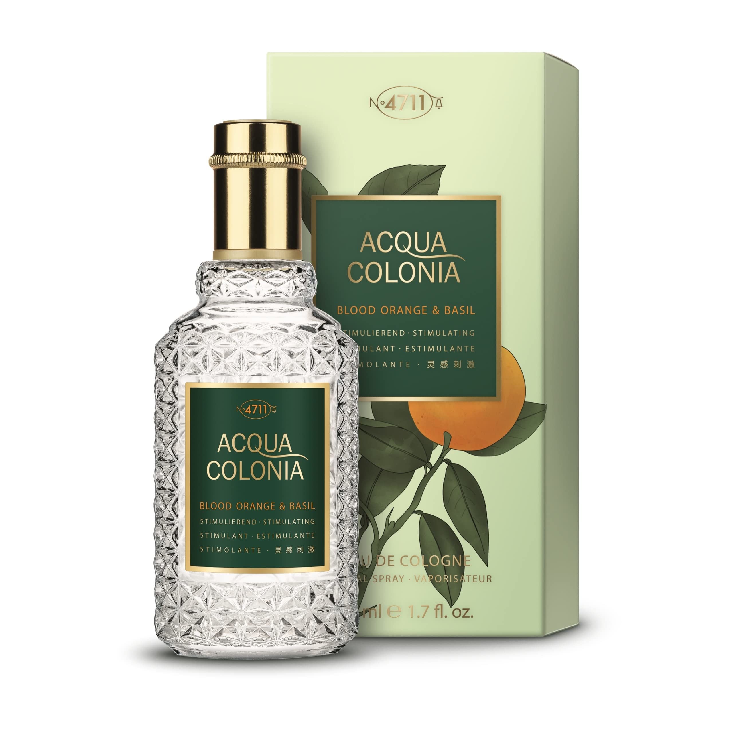 4711 ACQUA COLONIA by 4711 BLOOD ORANGE & BASIL EAU DE COLOGNE SPRAY 1.7 OZ