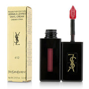YVES SAINT LAURENT by Yves Saint Laurent Rouge Pur Couture Vernis A Levres Vinyl Cream Creamy Stain - # 412 Rose Mix --5.5ml/0.18oz