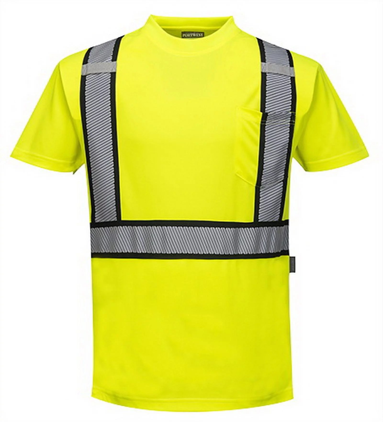S395 Detroit Short-Sleeved T-Shirt-Yellow/Black-3Xl- Bannav S Bannav LLC 