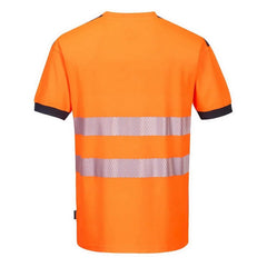 T181 PW3 Hi-Vis Short Sleeve Safety T-Shirt Yellow/Black, Medium- Bannav S Bannav LLC 