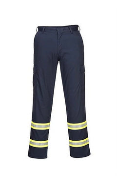 F127 Mens Modern Reflective Iona Extra Work Pants Navy, 46- Bannav S Bannav LLC 