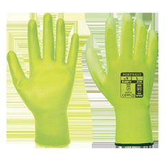 A120 Work Gloves PU Palm Dipped Abrasion and Tear Resistant White, Xx-Small- Bannav S Bannav LLC 