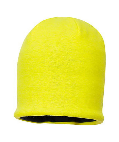 FR18 Mens FR Knitted Hi-Vis Safety Hat Yellow- Bannav S Bannav LLC 