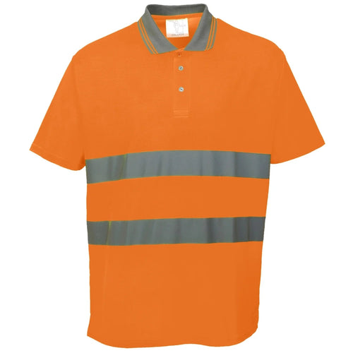 Cotton Comfort Reflective Safety Short Sleeve Polo Shirt (Pack of 2)- Bannav S Bannav LLC 