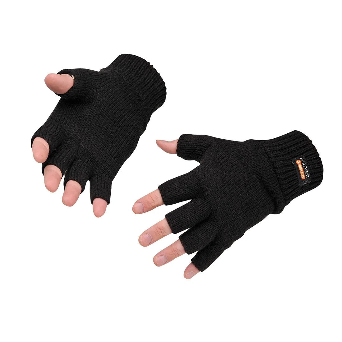 Knitted Insulatex Fingerless Gloves- Bannav S Bannav LLC 
