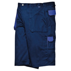 Mens Contrast Workwear Shorts- Bannav S Bannav LLC 