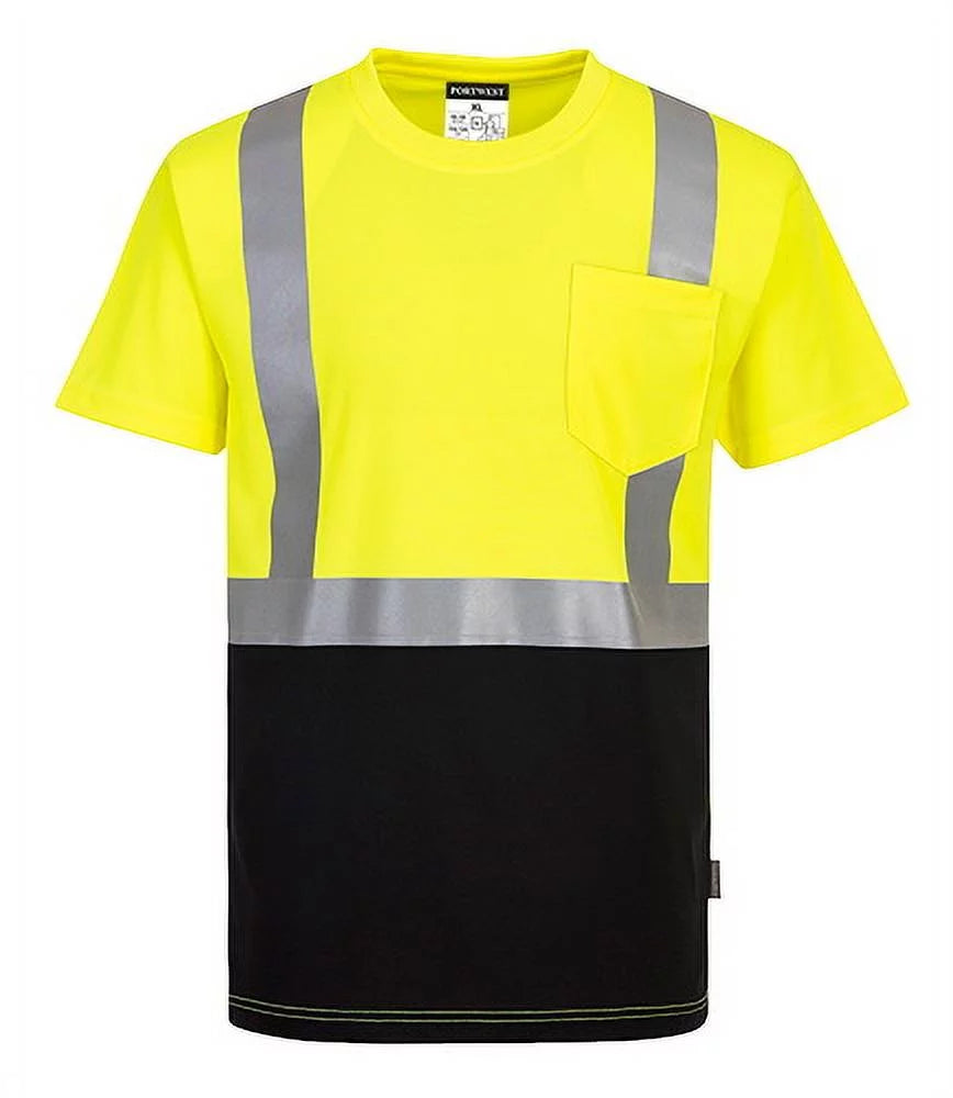 S358 Nashville 2-Tone T-Shirt-Yellow/Black-4Xl- Bannav S Bannav LLC 